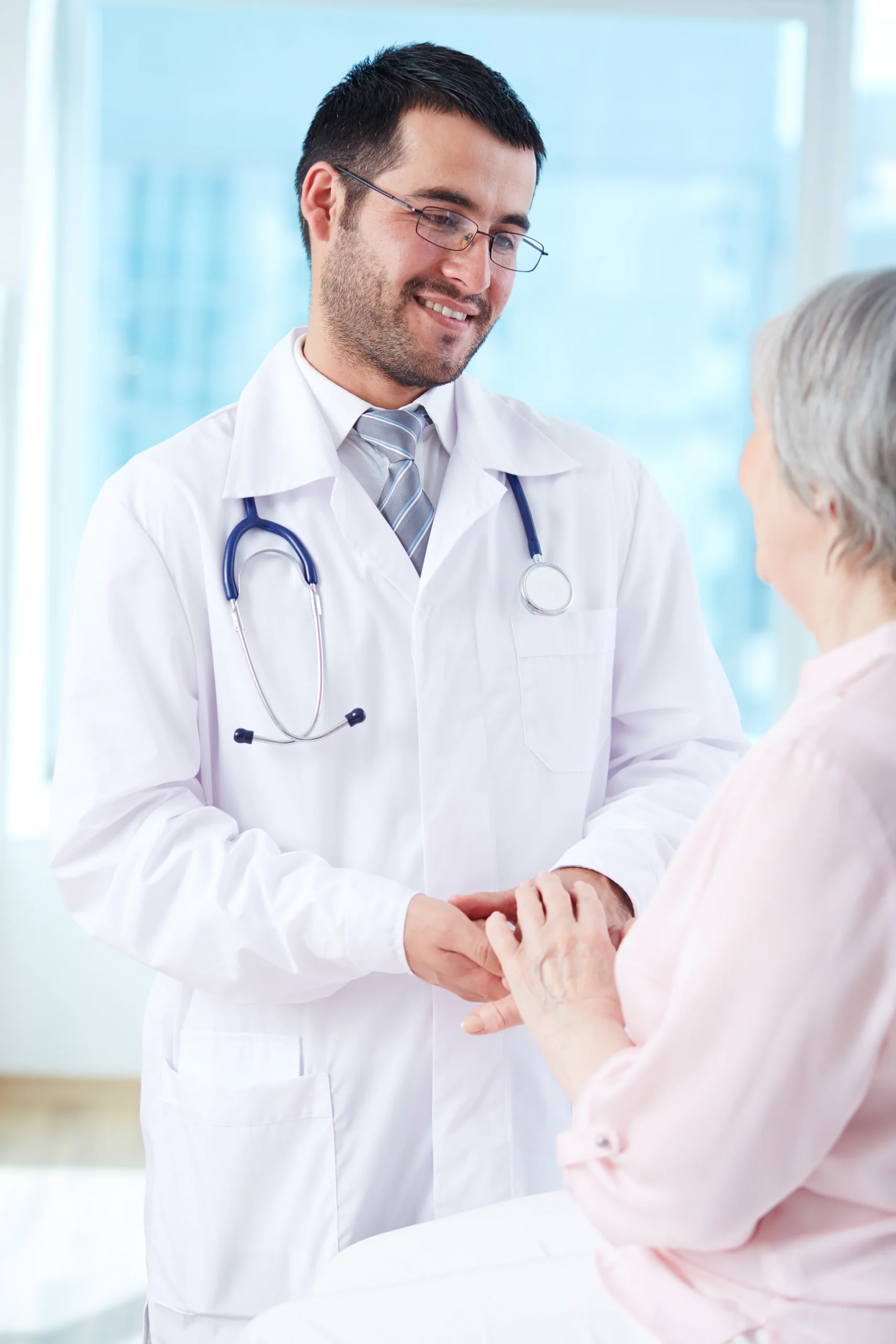 Healthcare professional showing compassion